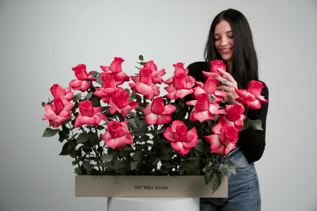 Get well soon roses
